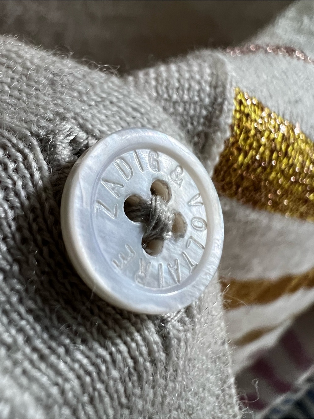 Zadig & Voltaire Lurex Hila sweater - Picture 9 of 9